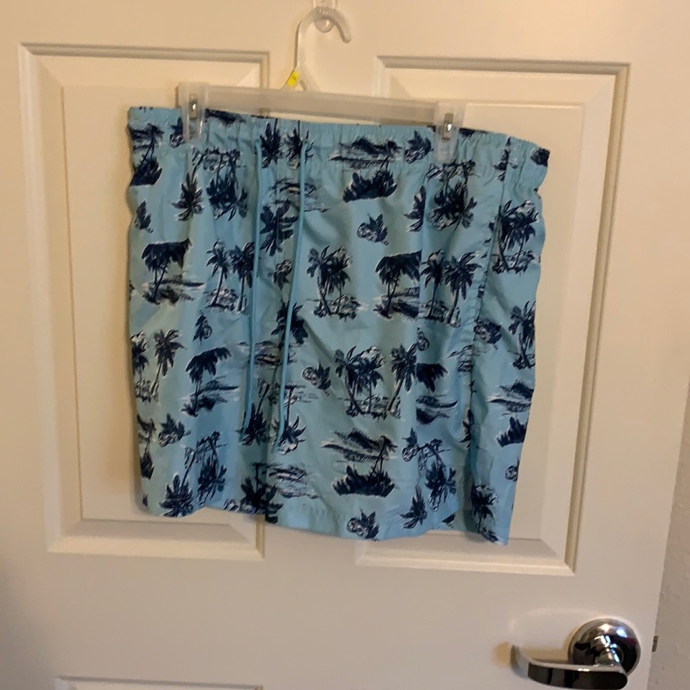 Blue swim shorts! Barely worn!